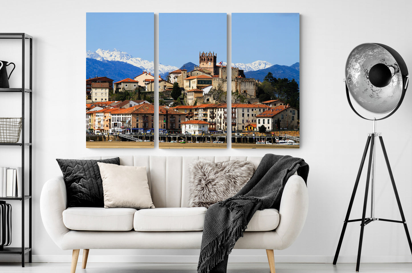 Printed canvas · High quality · Spanish village · Wall art