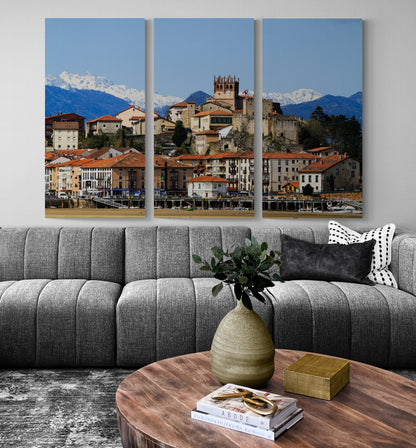 Printed canvas · High quality · Spanish village · Wall art