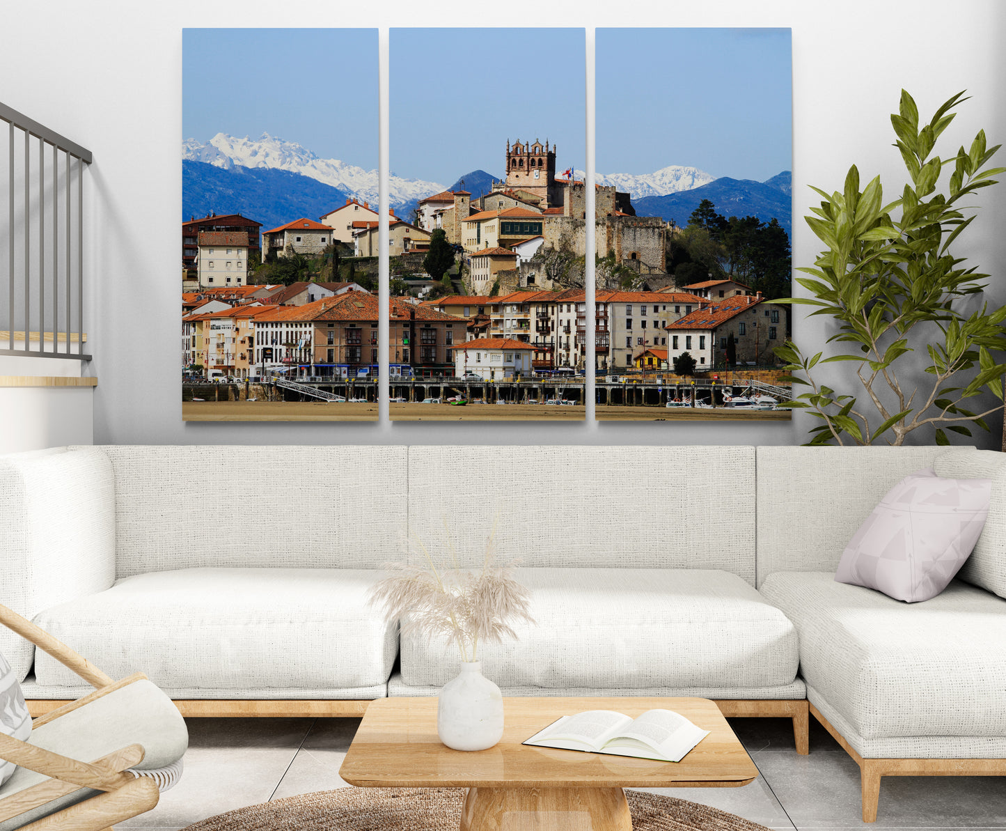 Printed canvas · High quality · Spanish village · Wall art