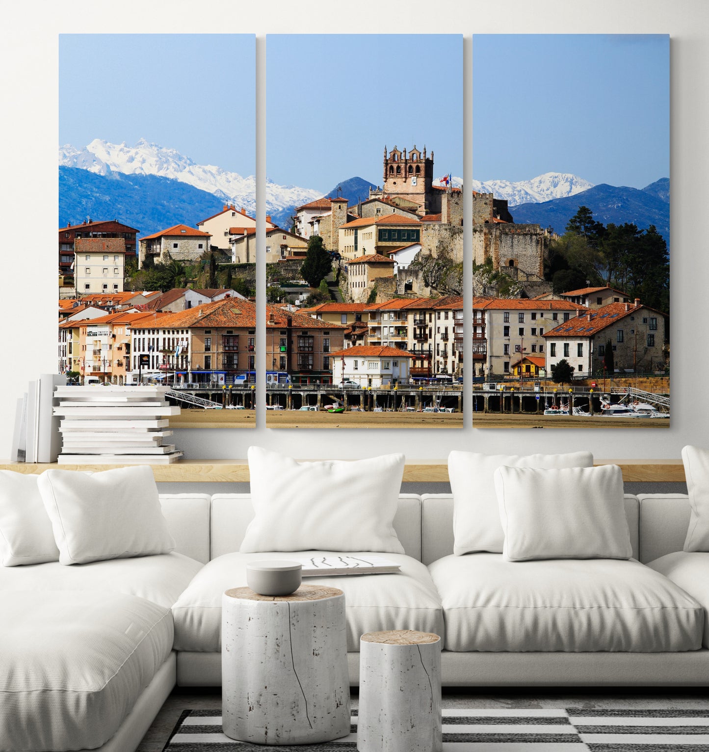 Printed canvas · High quality · Spanish village · Wall art