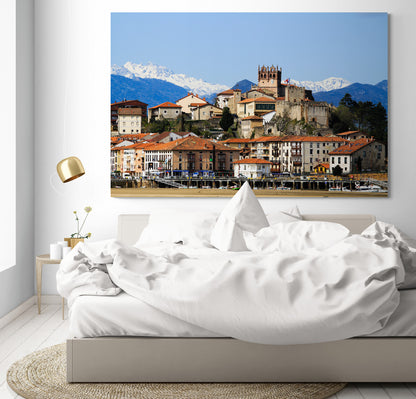 Printed canvas · High quality · Spanish village · Wall art