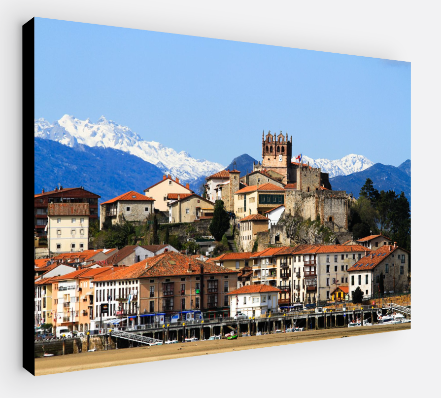 Printed canvas · High quality · Spanish village · Wall art