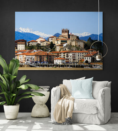 Printed canvas · High quality · Spanish village · Wall art