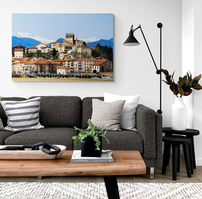 Printed canvas · High quality · Spanish village · Wall art