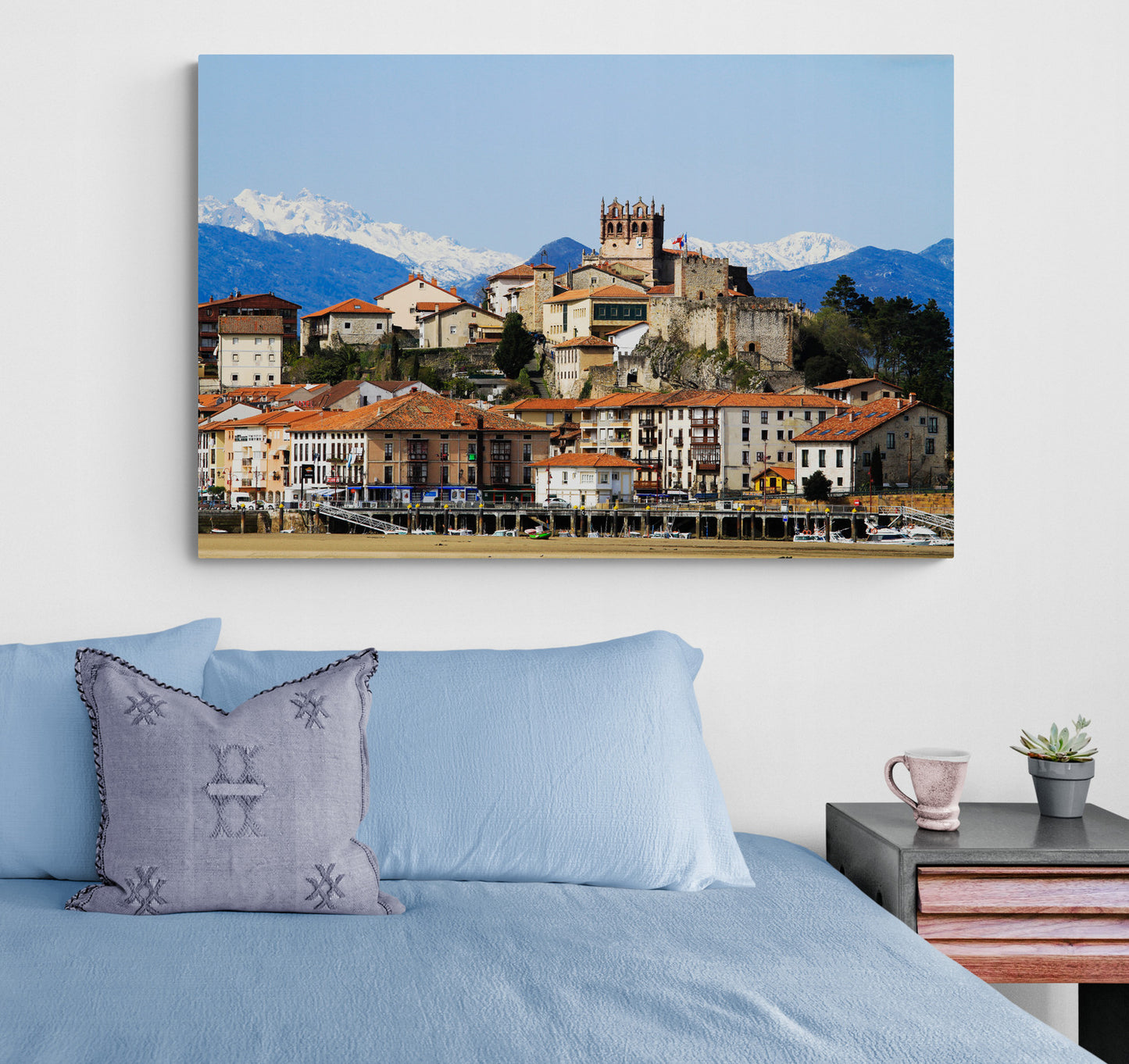 Printed canvas · High quality · Spanish village · Wall art