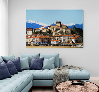 Printed canvas · High quality · Spanish village · Wall art