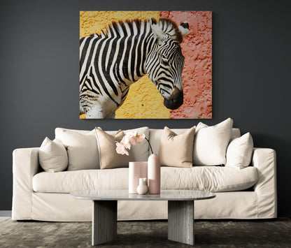 Printed canvas · High quality · Zebra · Wall art