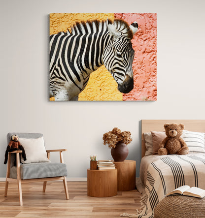 Printed canvas · High quality · Zebra · Wall art