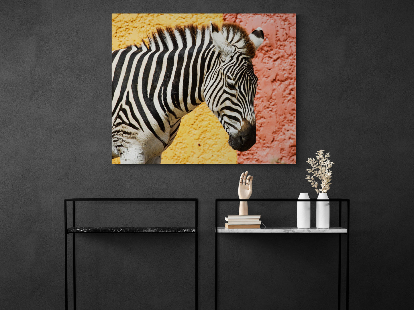 Printed canvas · High quality · Zebra · Wall art