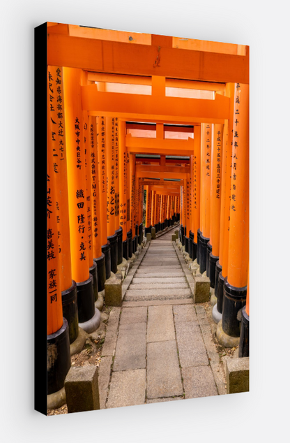 Vertical printed canvas · High quality · Tokyo streets · Wall art