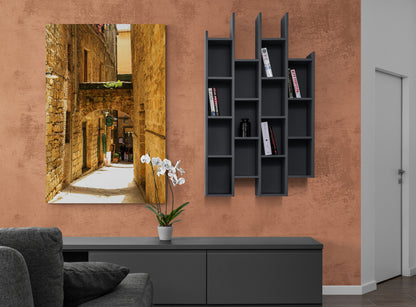 Vertical printed canvas · High quality · Streets in Italy · Wall art