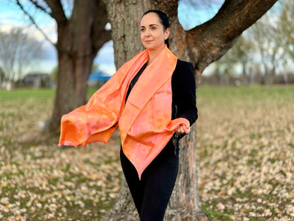 Foulard traditionnel thaïlandais · Sunset Orange [Orange]