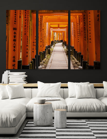 Printed canvas · High quality · Streets in Tokyo · Wall art