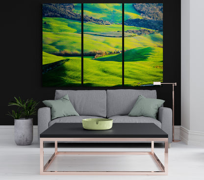 Printed canvas · High quality · Fields Italy Tuscany · Wall art