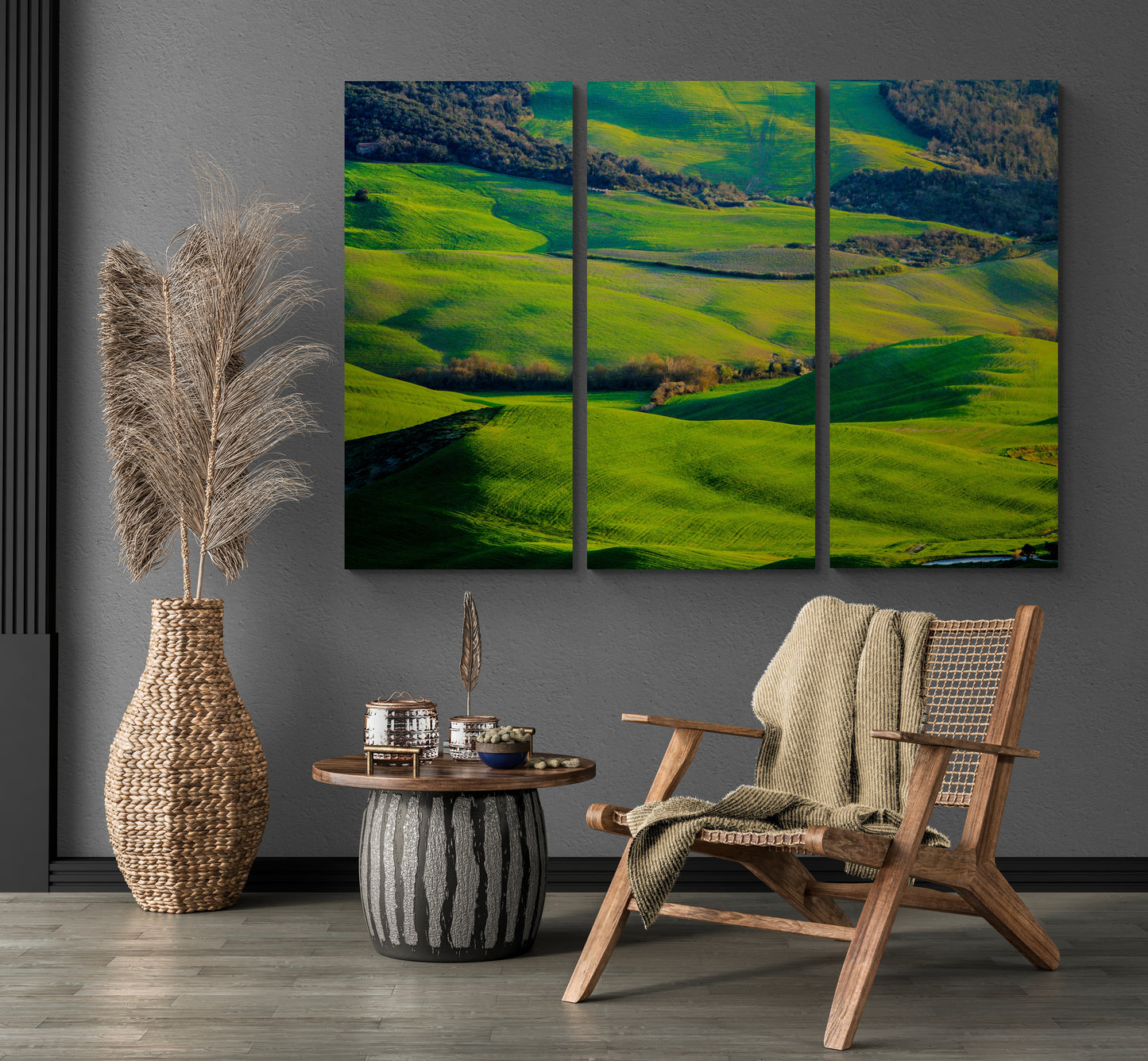 Printed canvas · High quality · Fields Italy Tuscany · Wall art