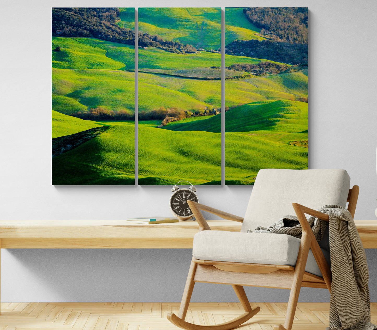 Printed canvas · High quality · Fields Italy Tuscany · Wall art