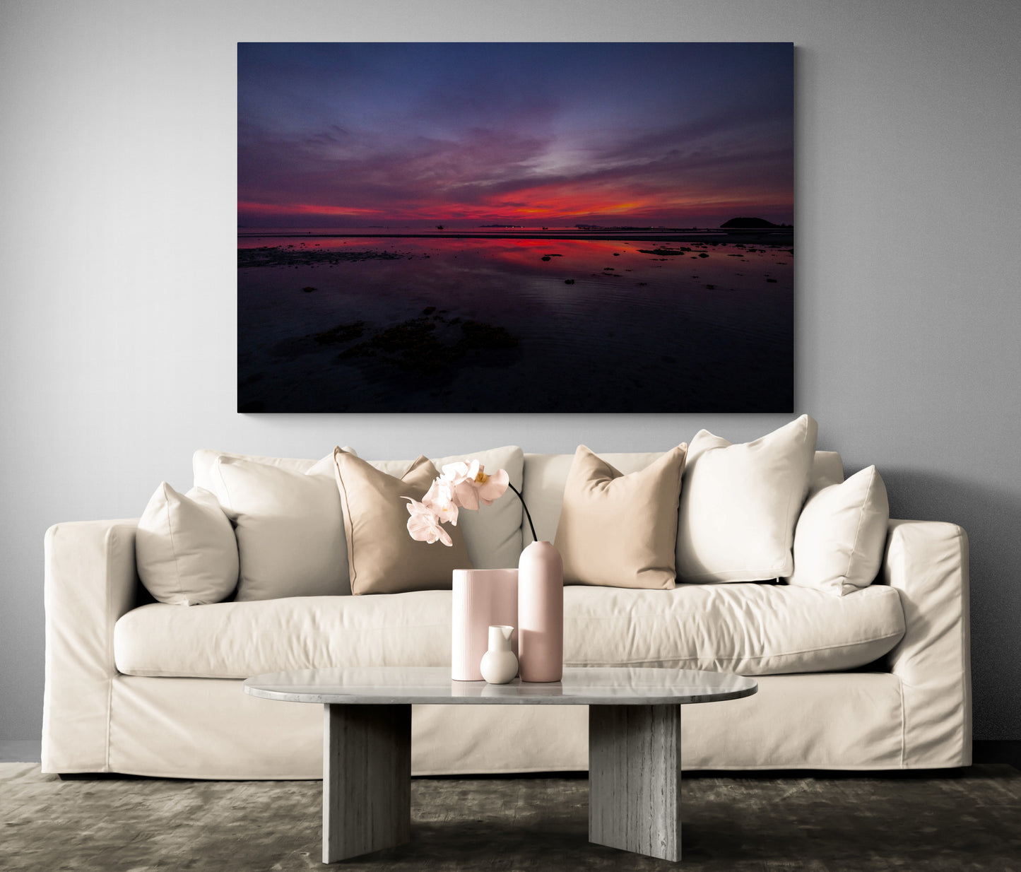 Printed canvas · High quality · Sunset · Wall art