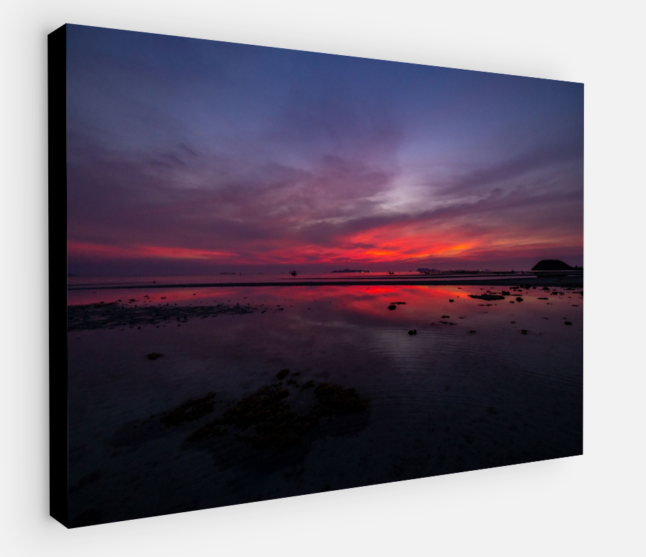 Printed canvas · High quality · Sunset · Wall art