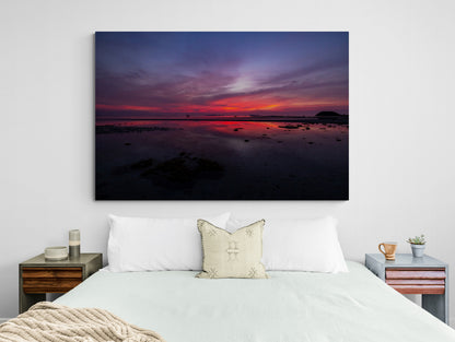 Printed canvas · High quality · Sunset · Wall art