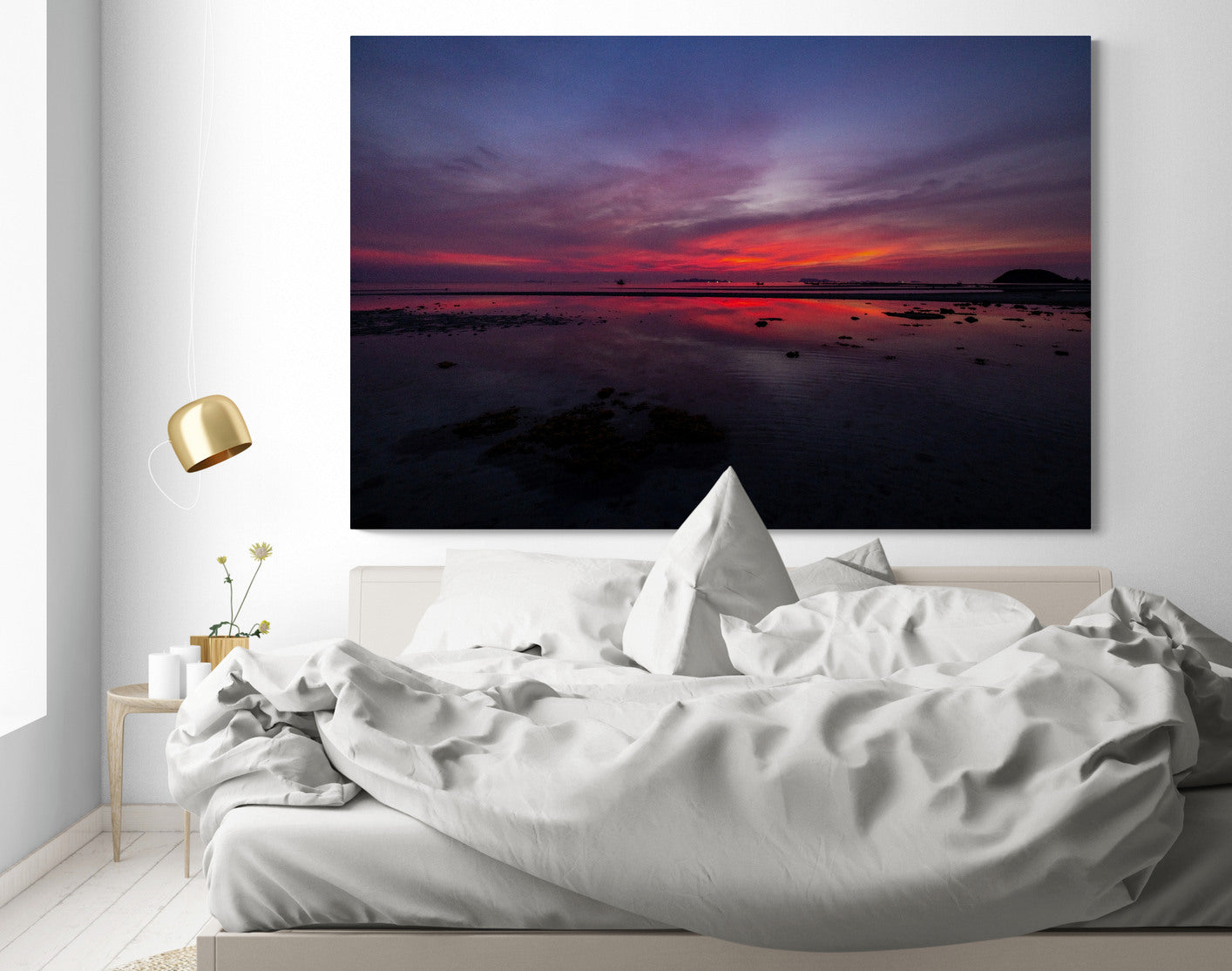 Printed canvas · High quality · Sunset · Wall art