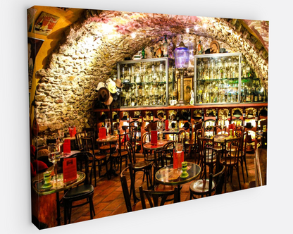 Printed canvas · High quality · Restaurant · Antibes France · Wall art