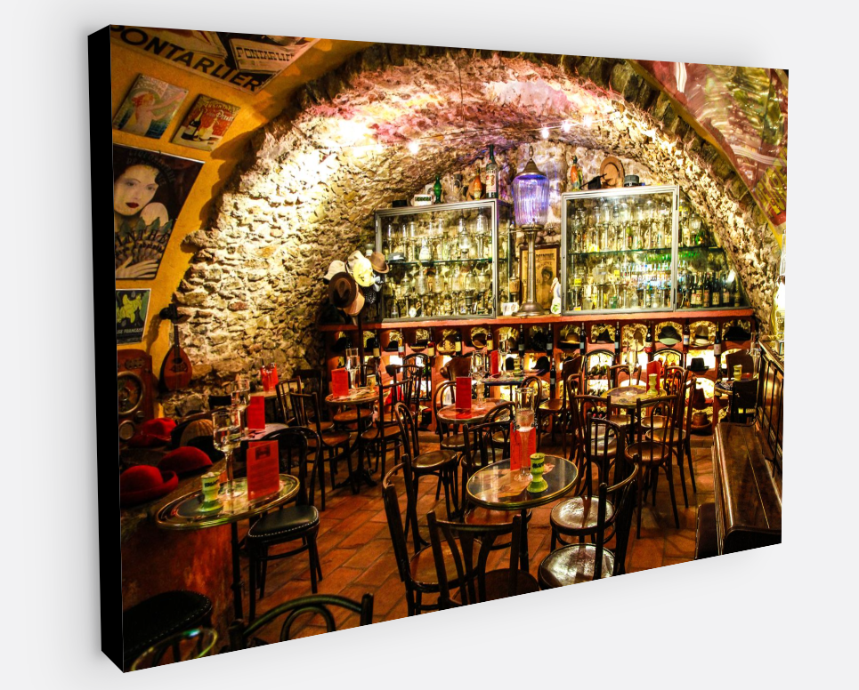 Printed canvas · High quality · Restaurant · Antibes France · Wall art