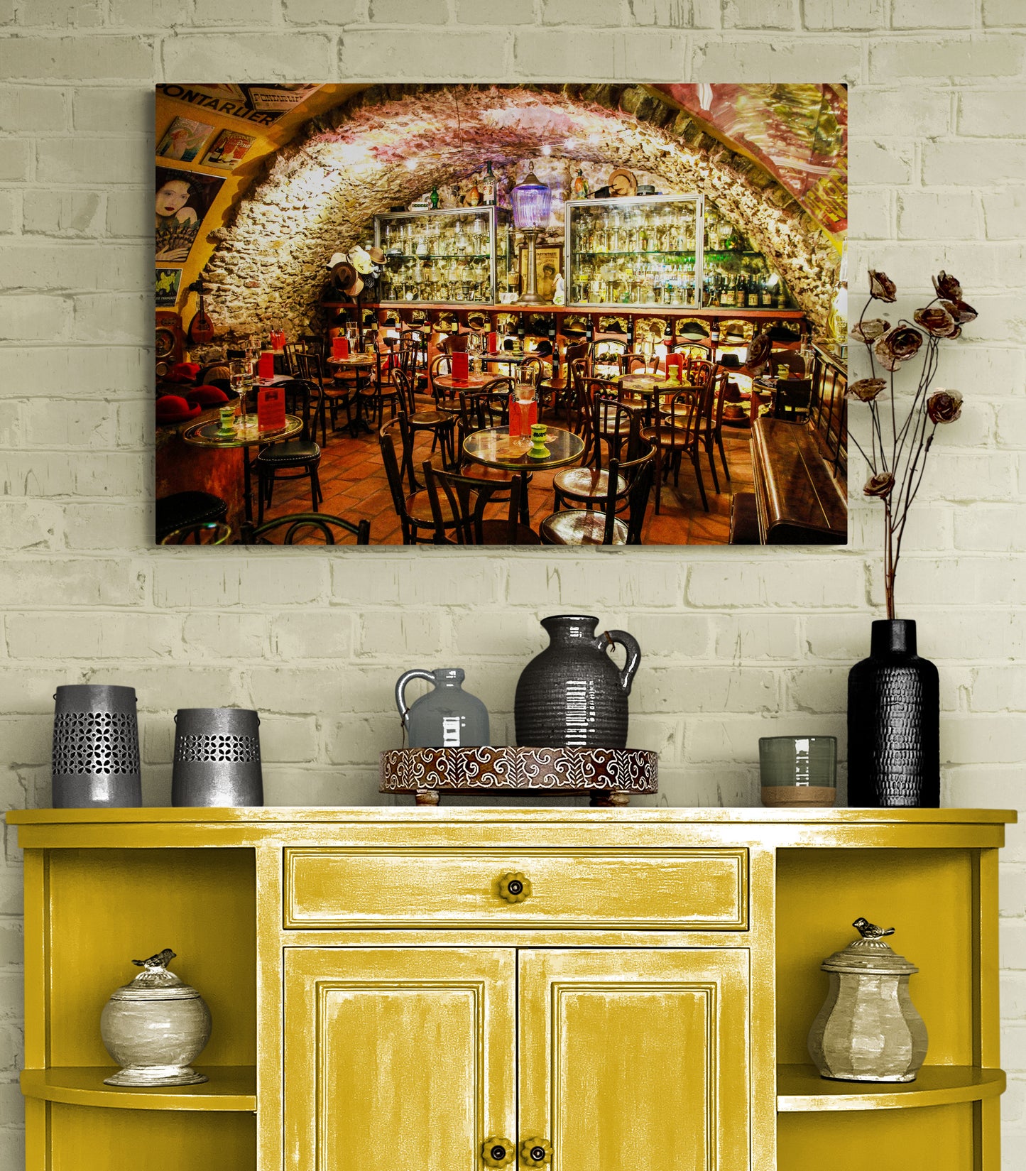 Printed canvas · High quality · Restaurant · Antibes France · Wall art