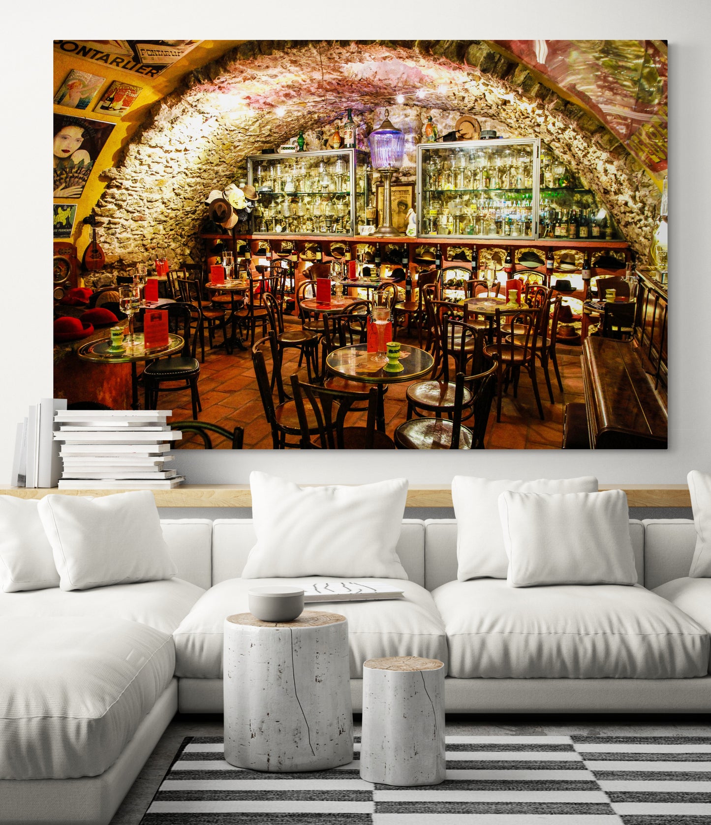 Printed canvas · High quality · Restaurant · Antibes France · Wall art