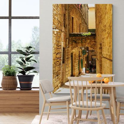 Vertical printed canvas · High quality · Streets in Italy · Wall art