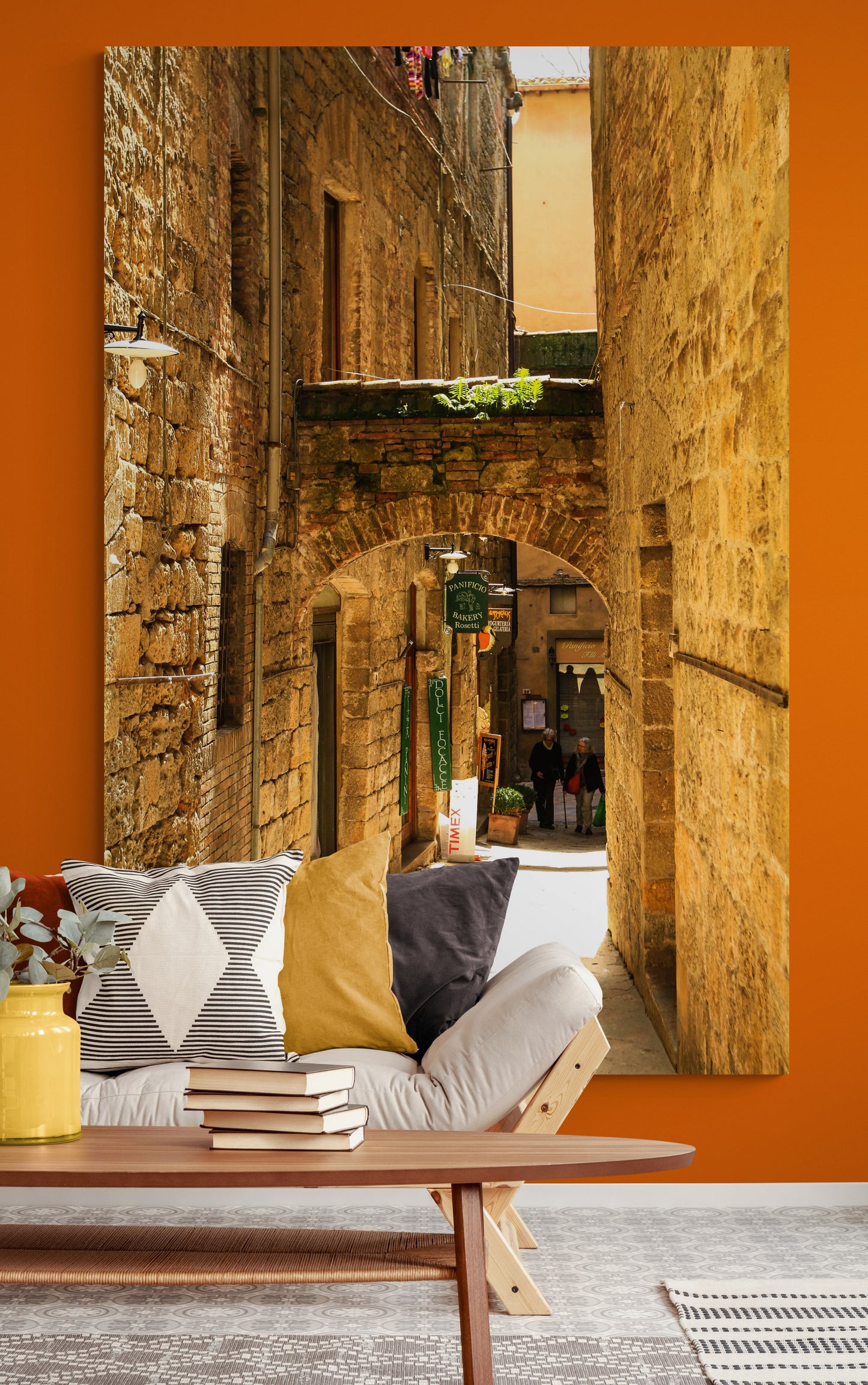 Vertical printed canvas · High quality · Streets in Italy · Wall art