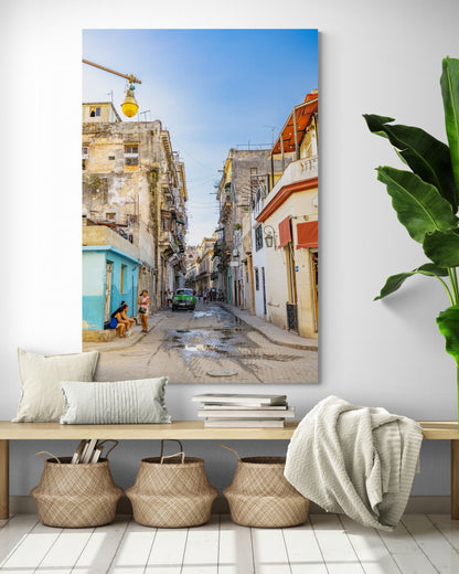 Vertical printed canvas · High quality · Cuba · Wall art