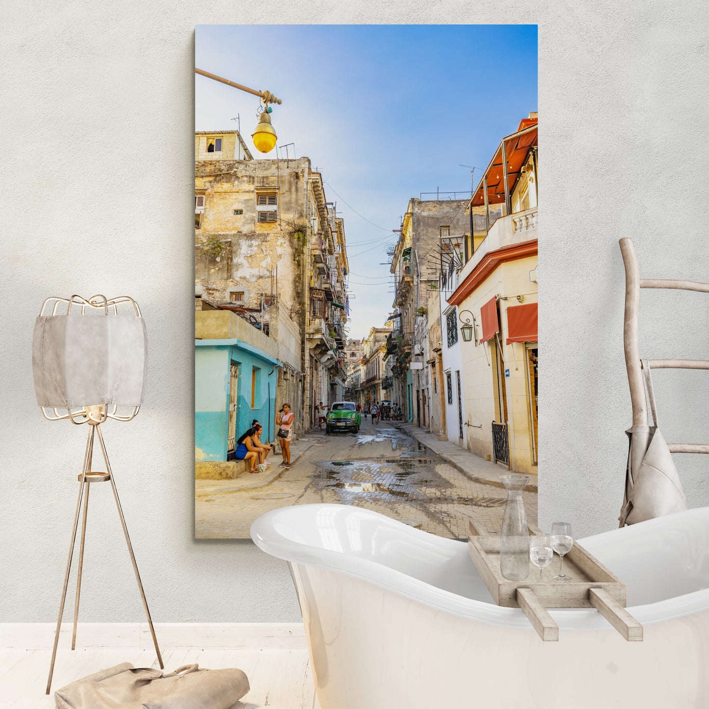 Vertical printed canvas · High quality · Cuba · Wall art