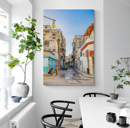 Vertical printed canvas · High quality · Cuba · Wall art