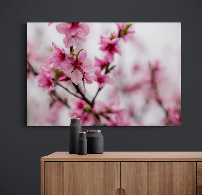 Printed canvas · High quality · Japanese flowers · Wall art