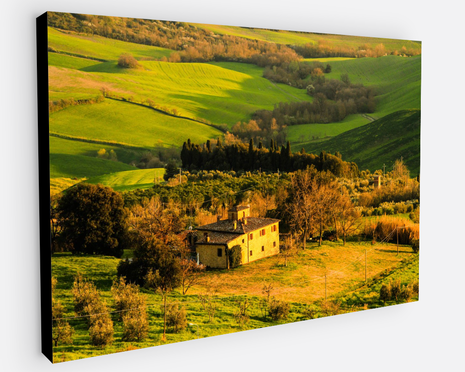 Toile imprimée · Haute qualité · Italie Toscane · Décoration murale