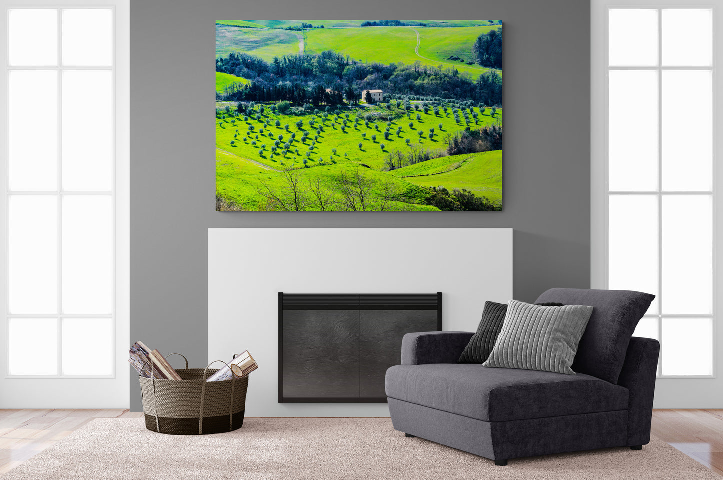 Printed canvas · High quality · Tuscany · Wall art