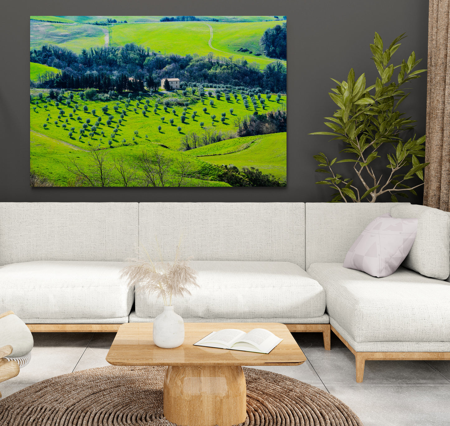 Printed canvas · High quality · Tuscany · Wall art