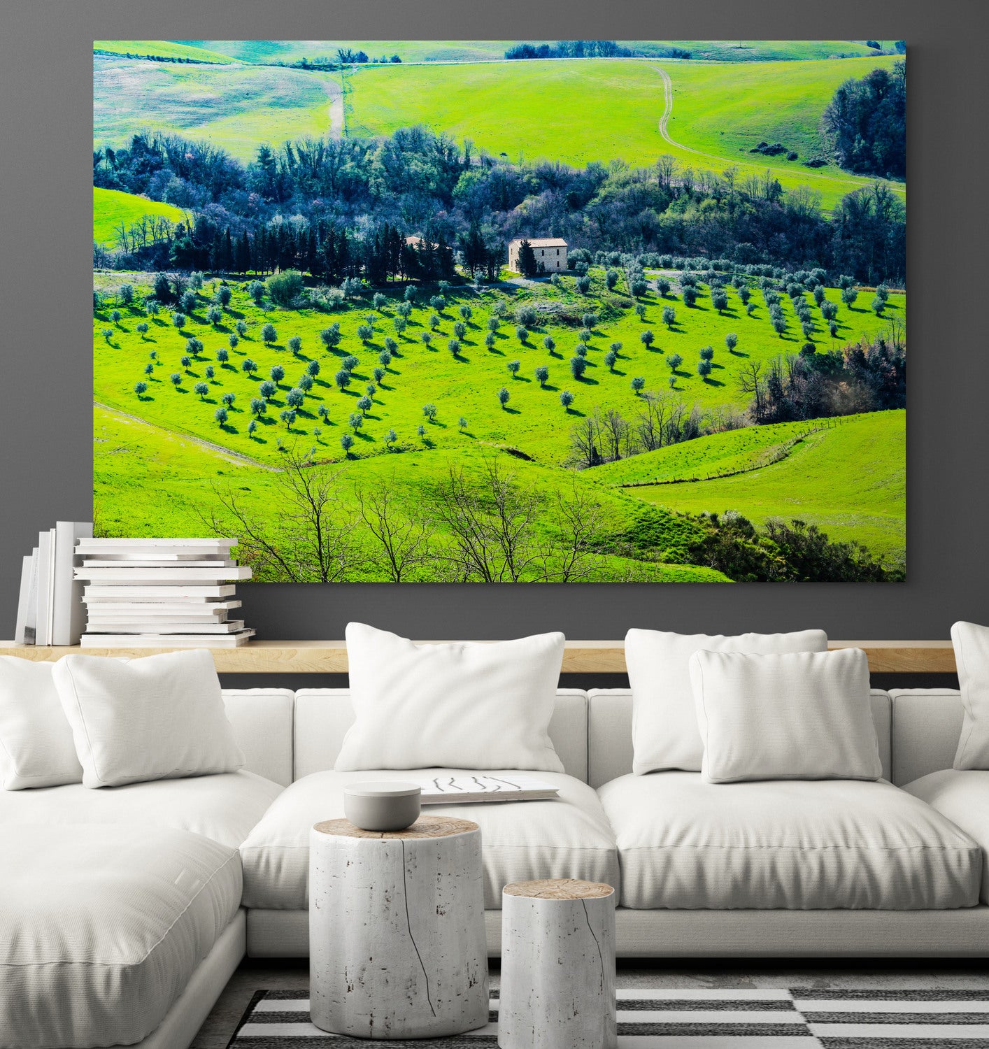 Printed canvas · High quality · Tuscany · Wall art