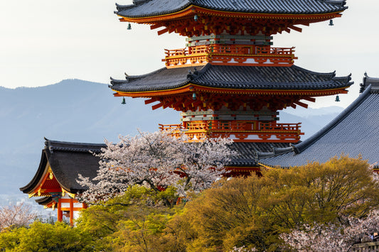 Printed canvas · High quality · Japanese temple · Wall art