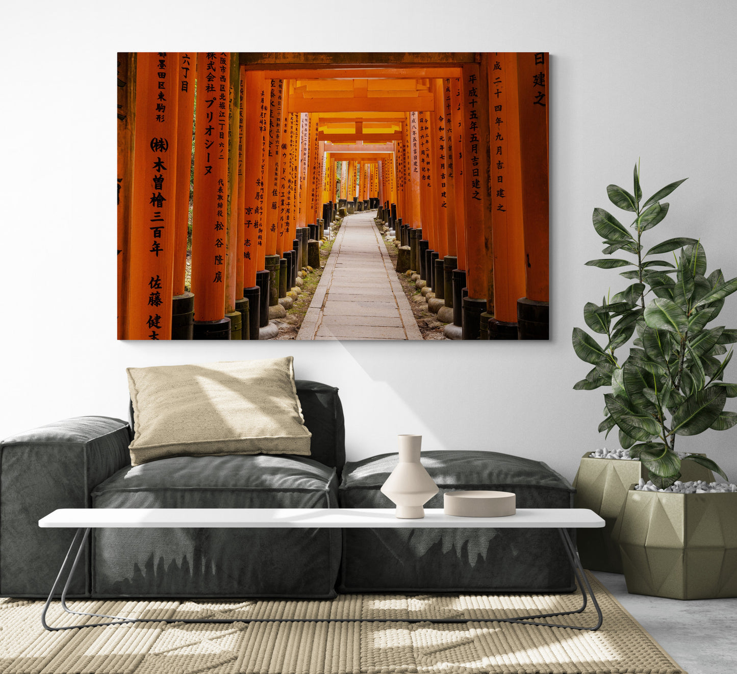 Printed canvas · High quality · Streets in Tokyo · Wall art