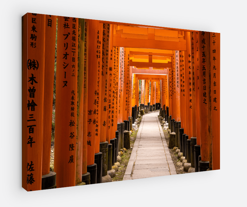 Printed canvas · High quality · Streets in Tokyo · Wall art