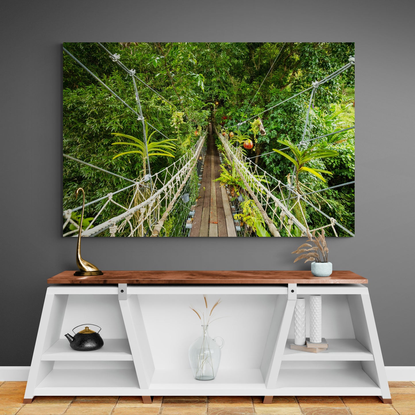 Printed canvas · High quality · Asian jungle · Wall art