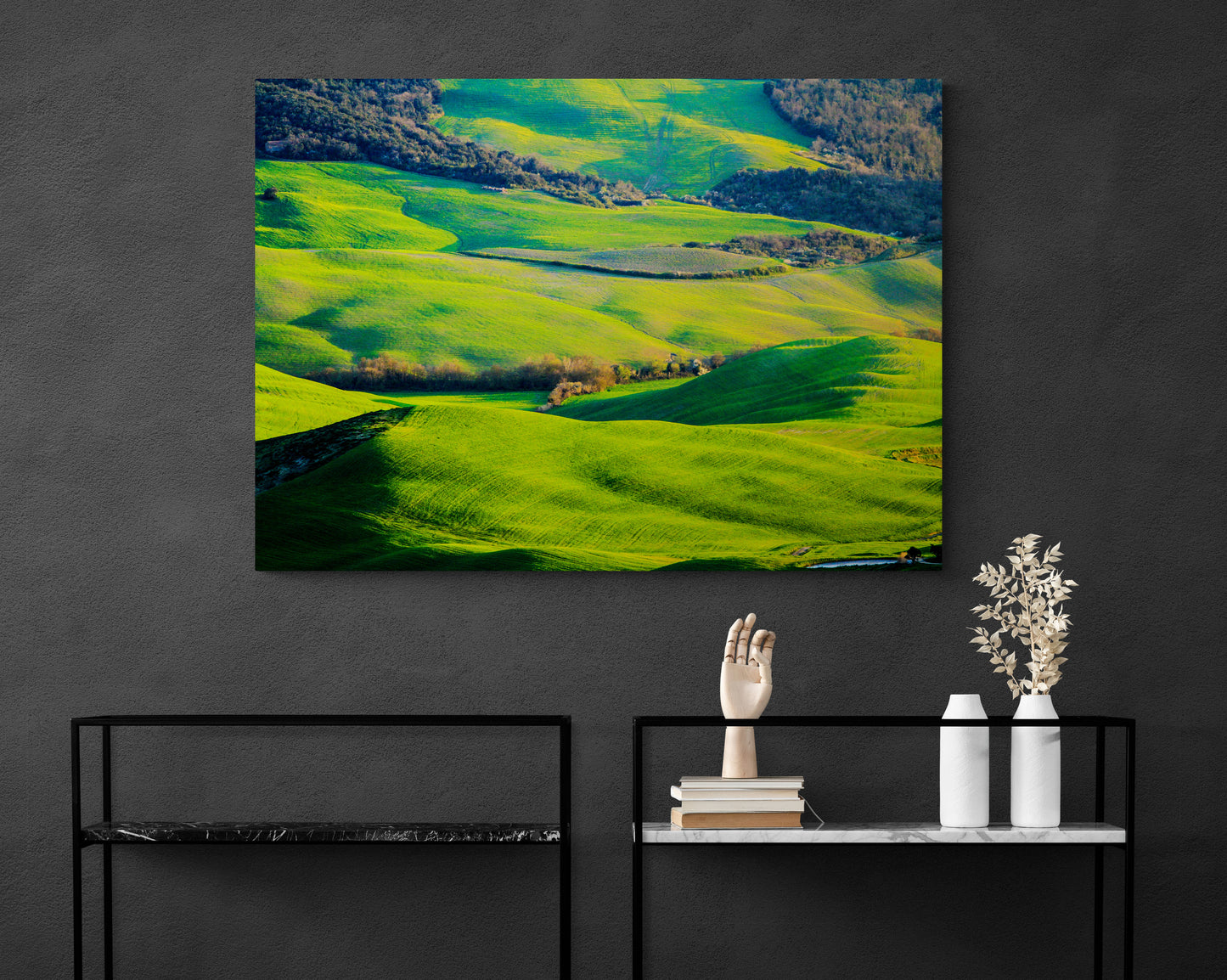 Printed canvas · High quality · Fields Italy Tuscany · Wall art