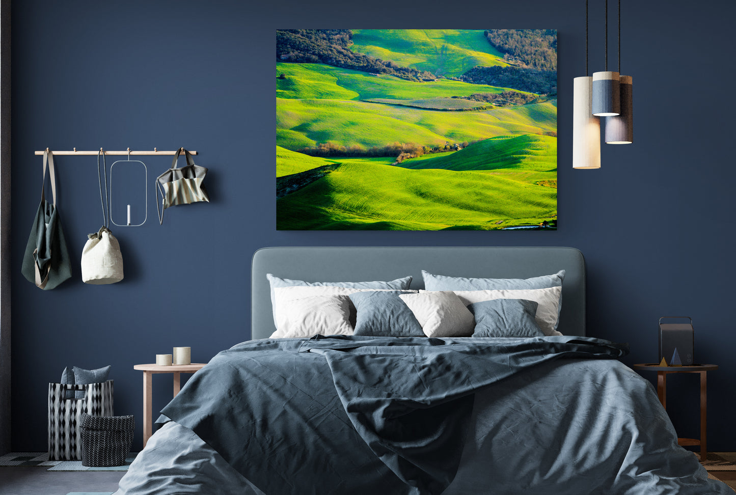 Printed canvas · High quality · Fields Italy Tuscany · Wall art