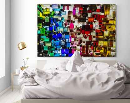 Printed canvas · High quality · Perfumes · Wall art