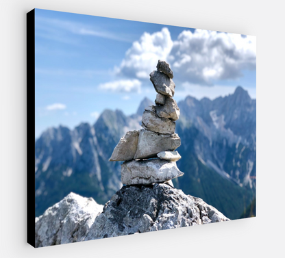 Printed canvas · High quality · Pebbles on the mountain · Wall art