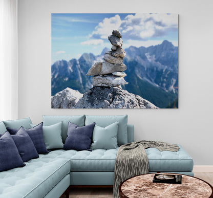 Printed canvas · High quality · Pebbles on the mountain · Wall art