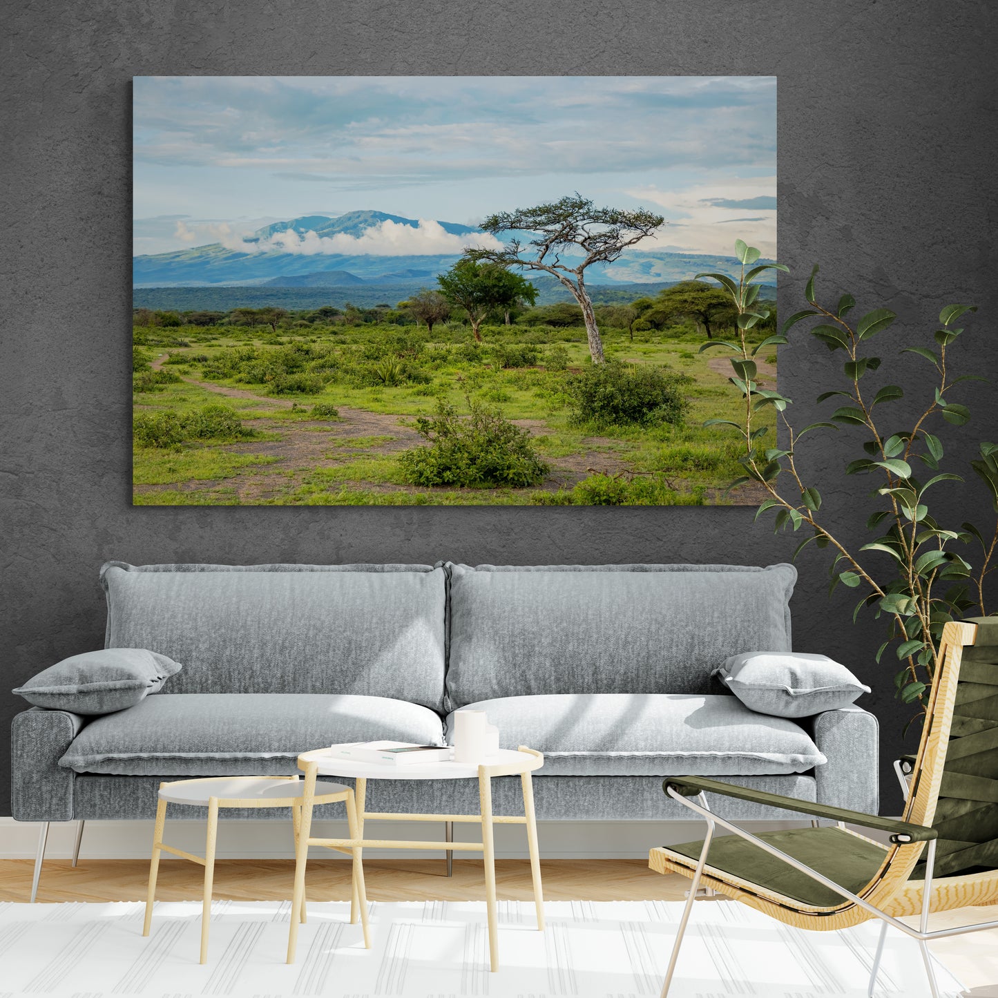 Printed canvas · High quality · African savannah · Wall art