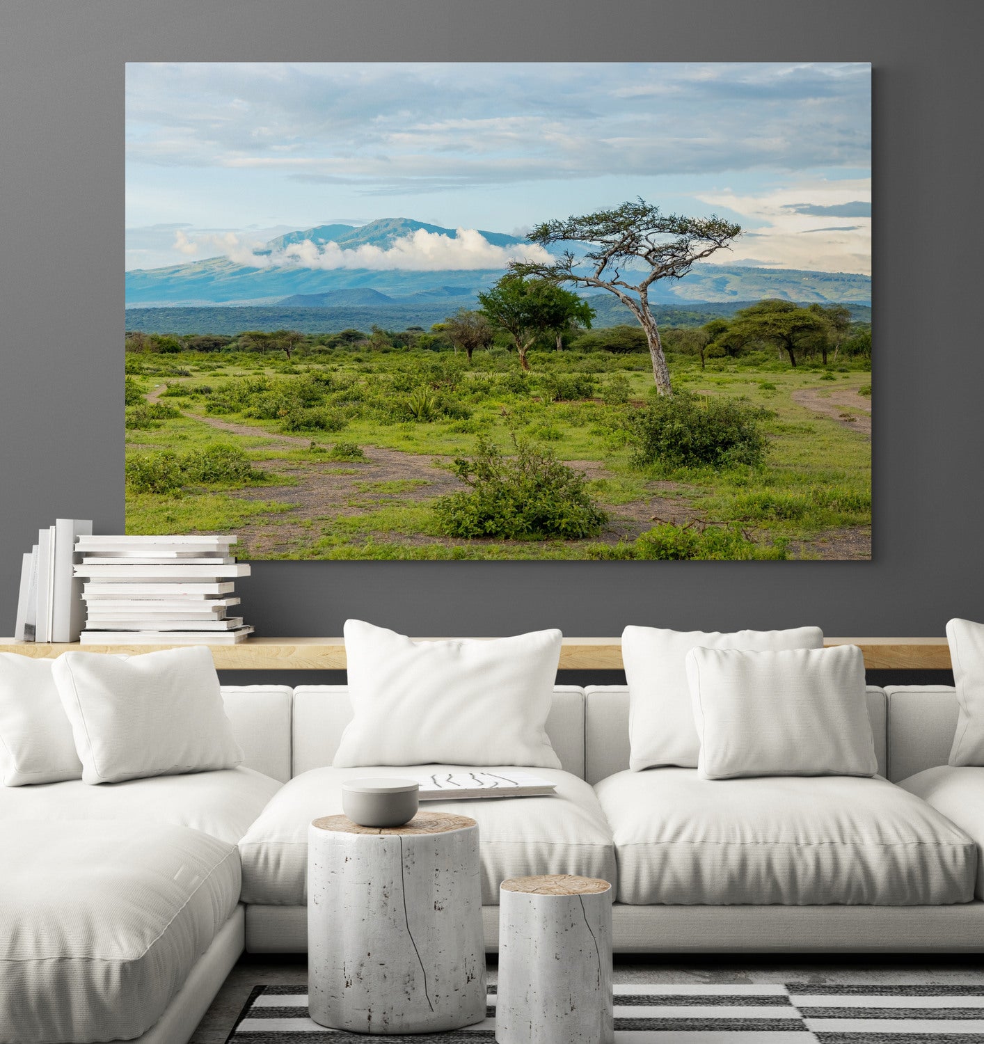 Printed canvas · High quality · African savannah · Wall art