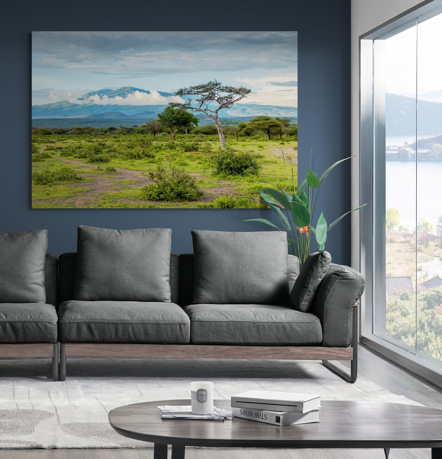 Printed canvas · High quality · African savannah · Wall art